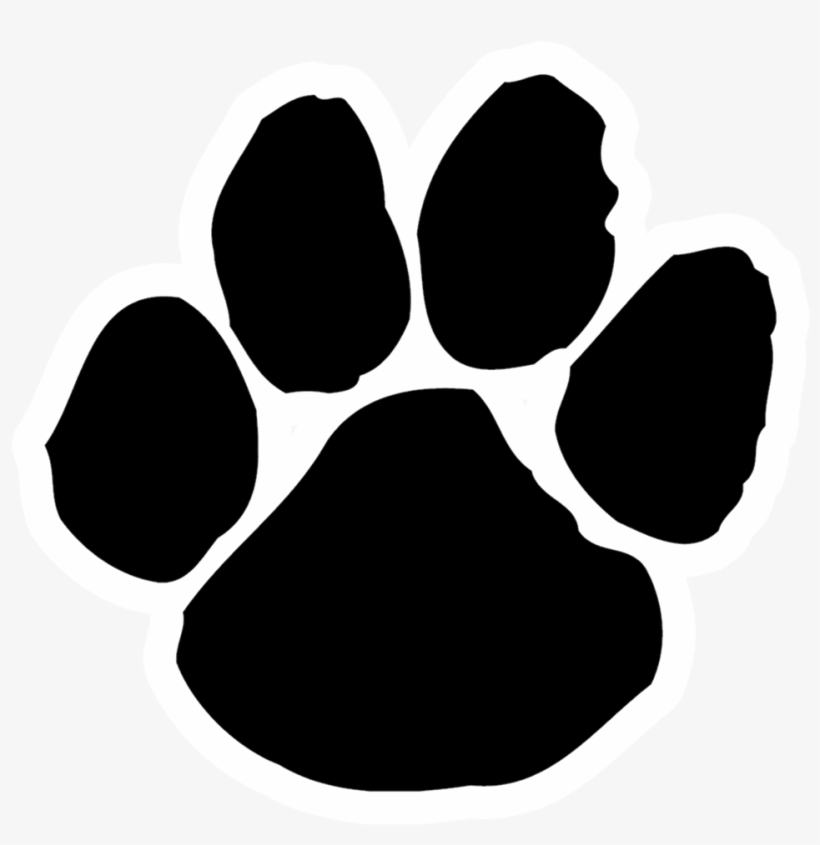 Southside Panthers - Tiger Paw Print Clipart, transparent png #5372438