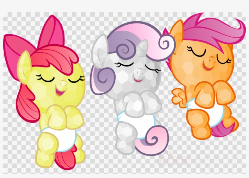 My Little Pony Com Sweetie Belle Baby Clipart Sweetie - My Little Pony Baby Apple Bloom, transparent png #5375121
