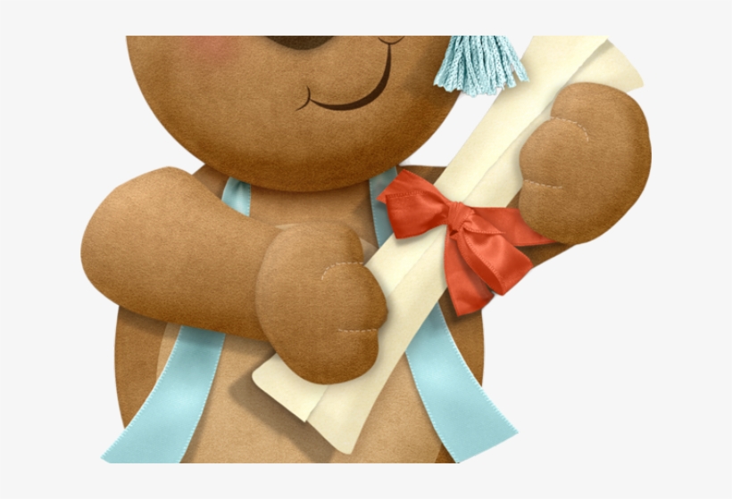 Graduation Clipart Bear - Osito Graduado, transparent png #5375404