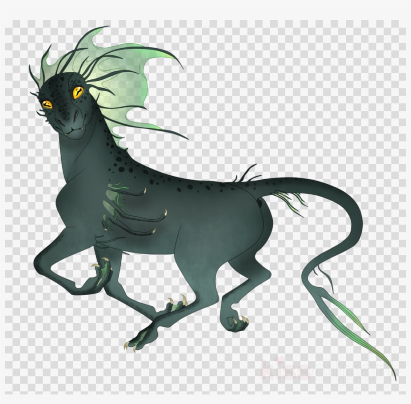 Horse Clipart Pony Horse Legendary Creature - Kelpie Monster, transparent png #5376058