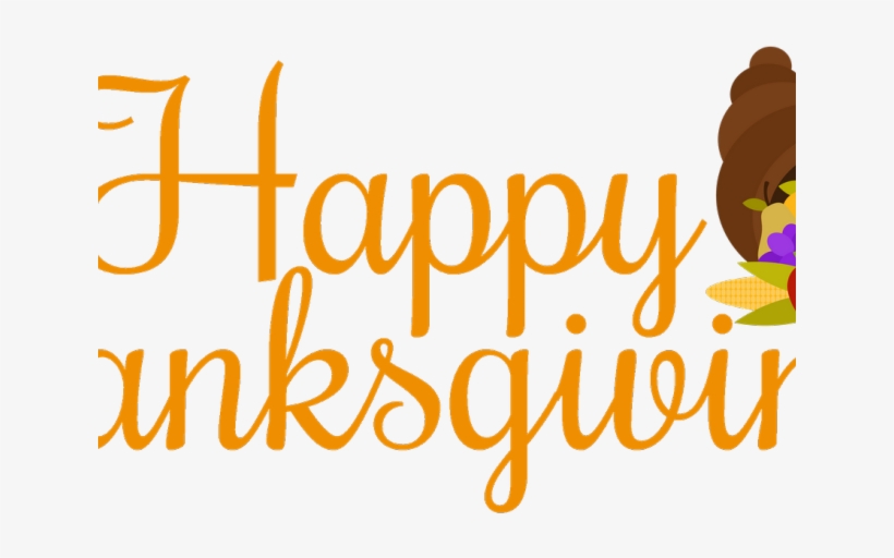 Thanksgiving Clipart Word - Happy Thanksgiving Clipart Funny, transparent png #5376328