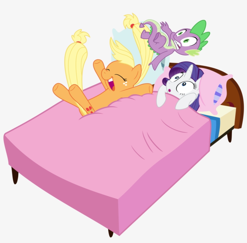 Vector Royalty Free Stock Applejack Bed Happy Hundreds - Sleep, transparent png #5377058