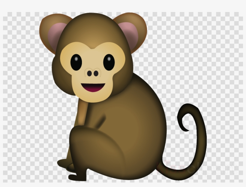 Monkey Emoji Iphone Clipart Emojipedia Monkey - Monkey Emoji Apple, transparent png #5377846