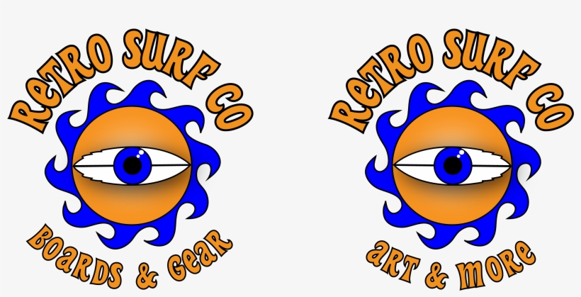 Retro Surf Co - Surfing, transparent png #5378169