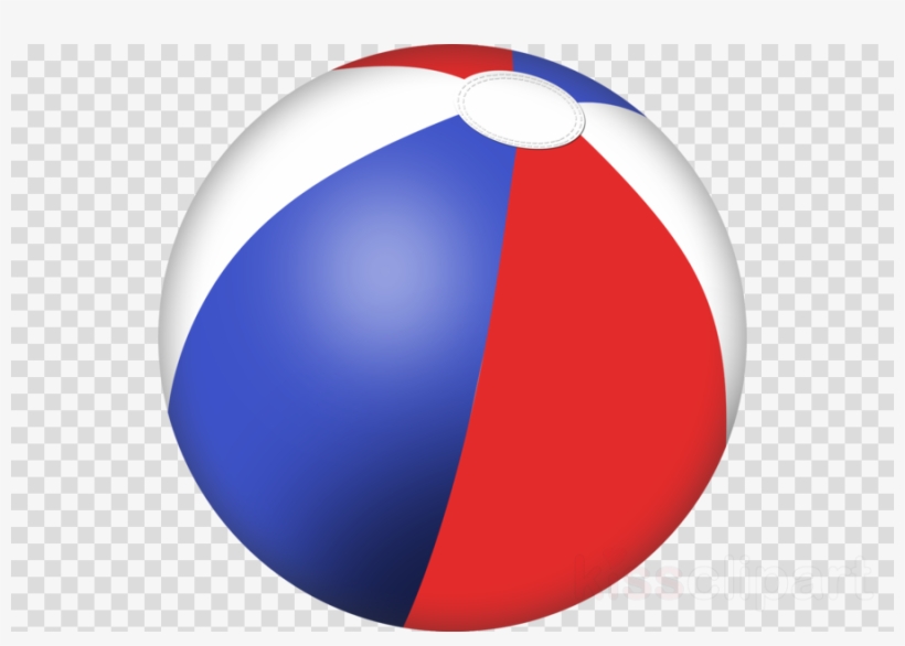 Red White And Blue Beach Ball Clipart Beach Ball Clip, transparent png #5379203