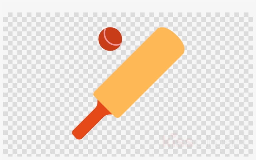 Cricket Bat Icon Png Clipart Cricket Batting Clip Art - Clip Art, transparent png #5379352