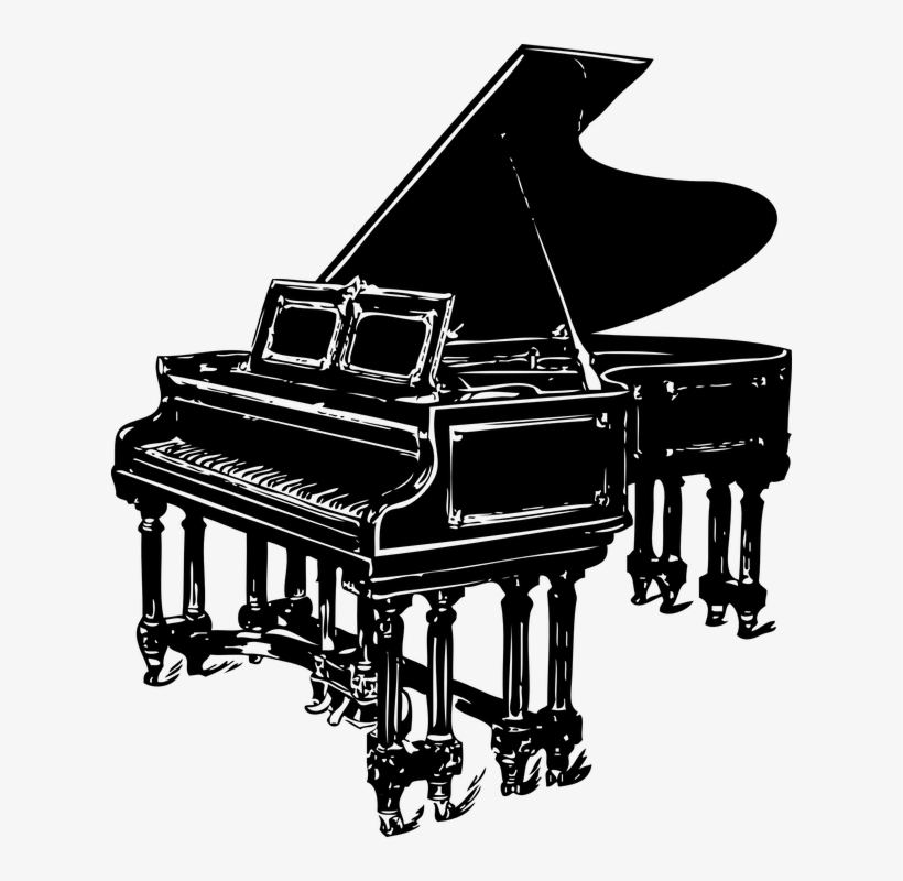 Free Piano Clipart Piano A Queue Dessin Free Transparent Png Download Pngkey