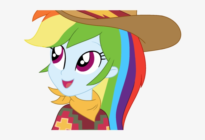 Cowboy Hat Clipart Cowboy Belt - Rainbow Dash Cowgirl, transparent png #5379734