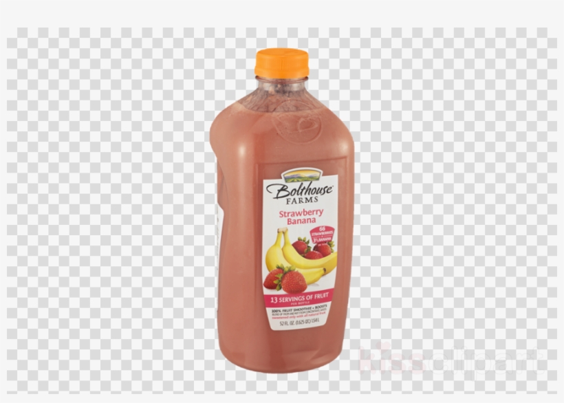 Bolthouse Farms Strawberry Banana Fruit Juice Smoothie, transparent png #5379831