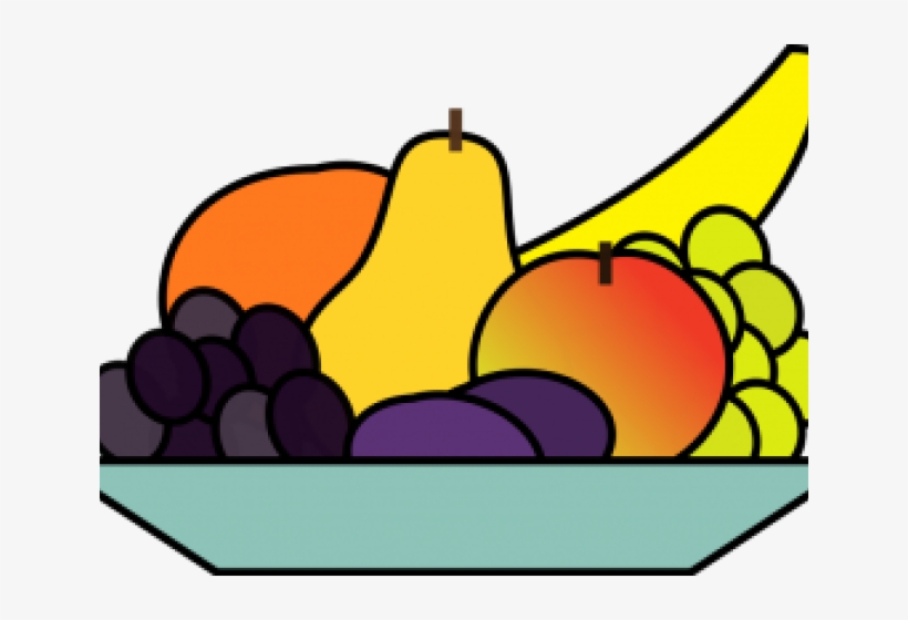 Strawberry Clipart Prutas - Fruit Bowl Clip Art, transparent png #5380009