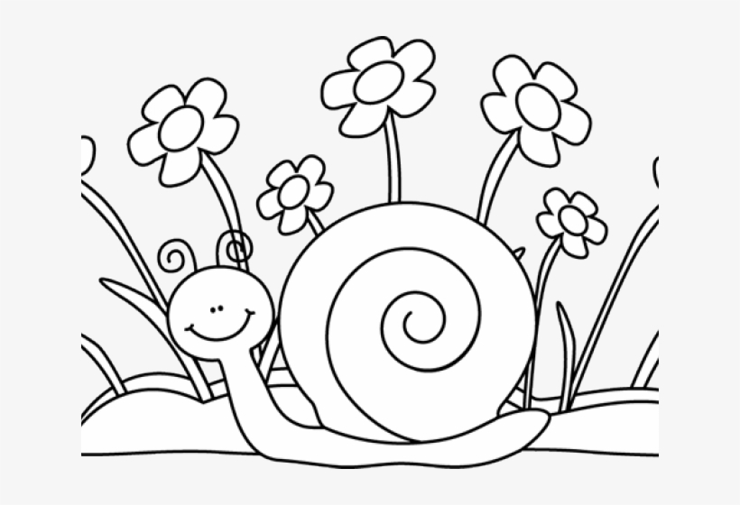 Black And White Flower Clipart - Clip Art, transparent png #5380880