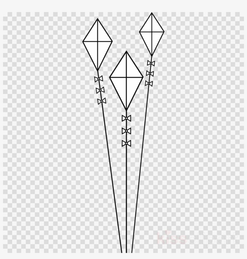 Outline Image Of Kites Clipart Kite Clip Art - Clip Art, transparent png #5381637