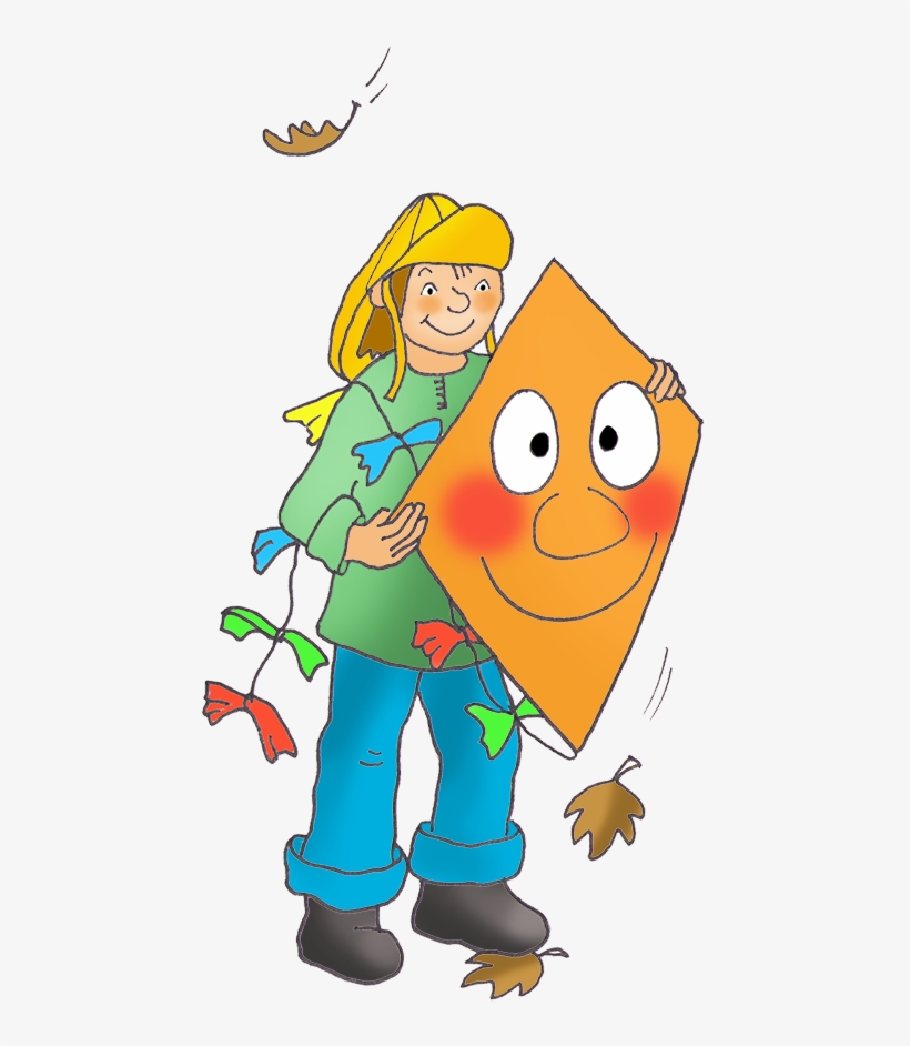 Border Of Autumn Leaves - Make A Kite Clipart, transparent png #5383315