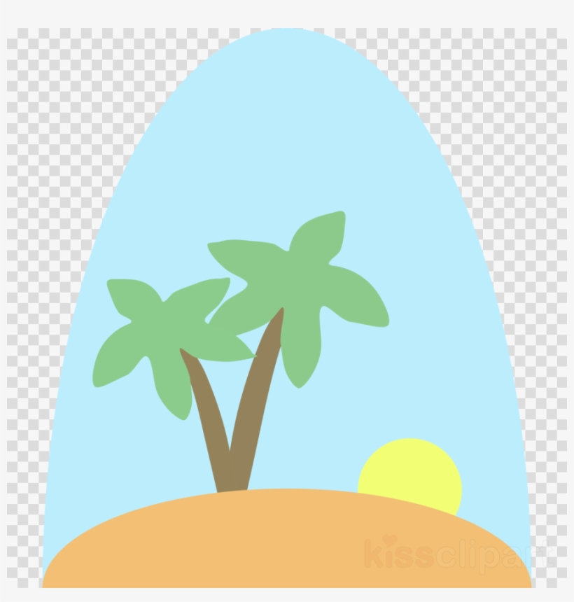Simple Island Clipart Island Clip Art - Emojis De Whatsapp Png, transparent png #5384125