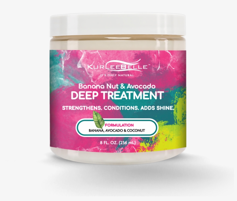 Banana Nut & Avocado Deep Treatment - Cranberry, transparent png #5384533