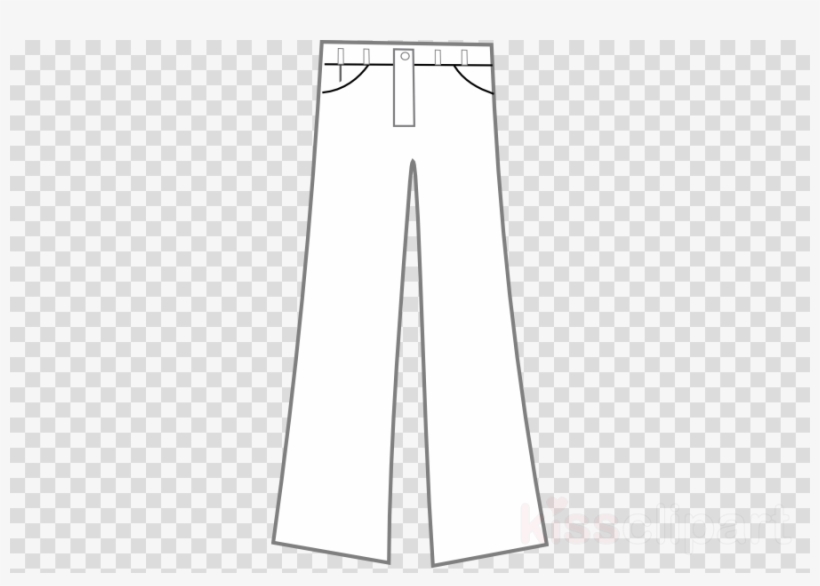 Black And White Picture Of Pants Clipart Pants White - Mobile Phone With Transparent Screen, transparent png #5385722