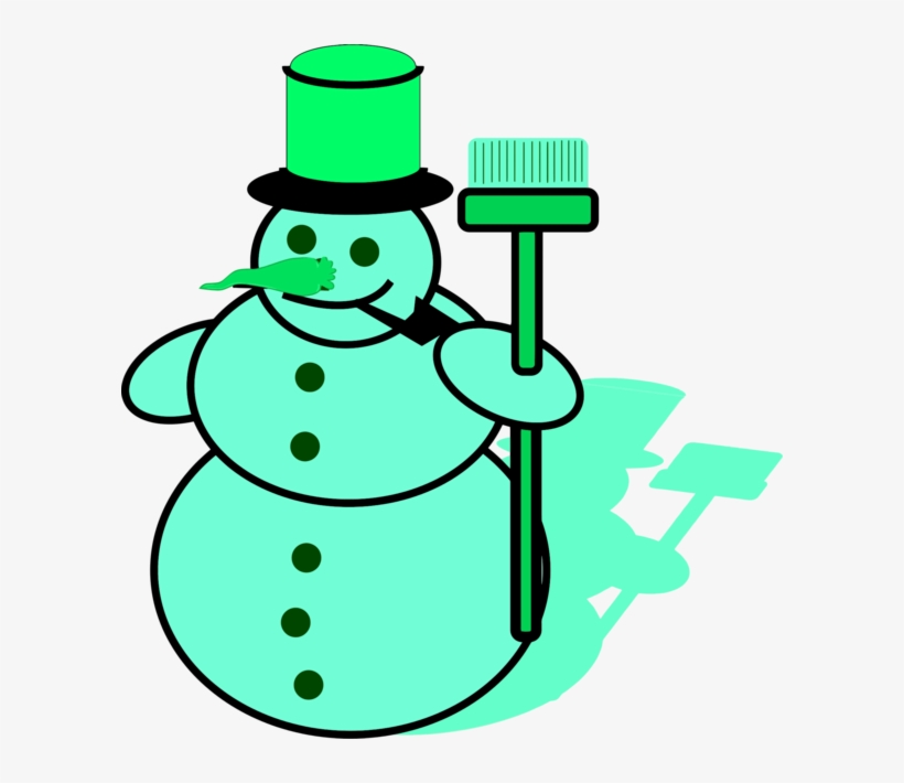 Scarf Clipart Snow Man - Clipart Snowman, transparent png #5386495