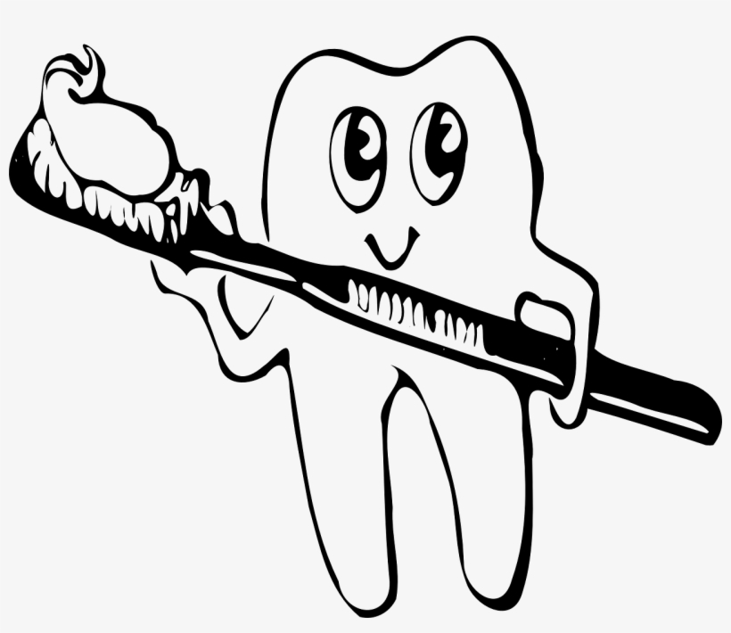 Daily Brush - Tooth Clip Art, transparent png #5386596