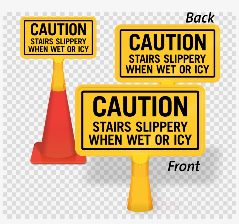 Slippery When Wet Clipart Staircases Be Careful Logo - Clip Art, transparent png #5386693