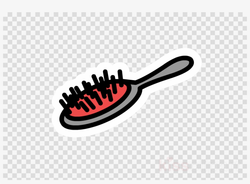 Hairbrush Clipart Comb Hairbrush Clip Art - Hair Brush Clip Art, transparent png #5387045