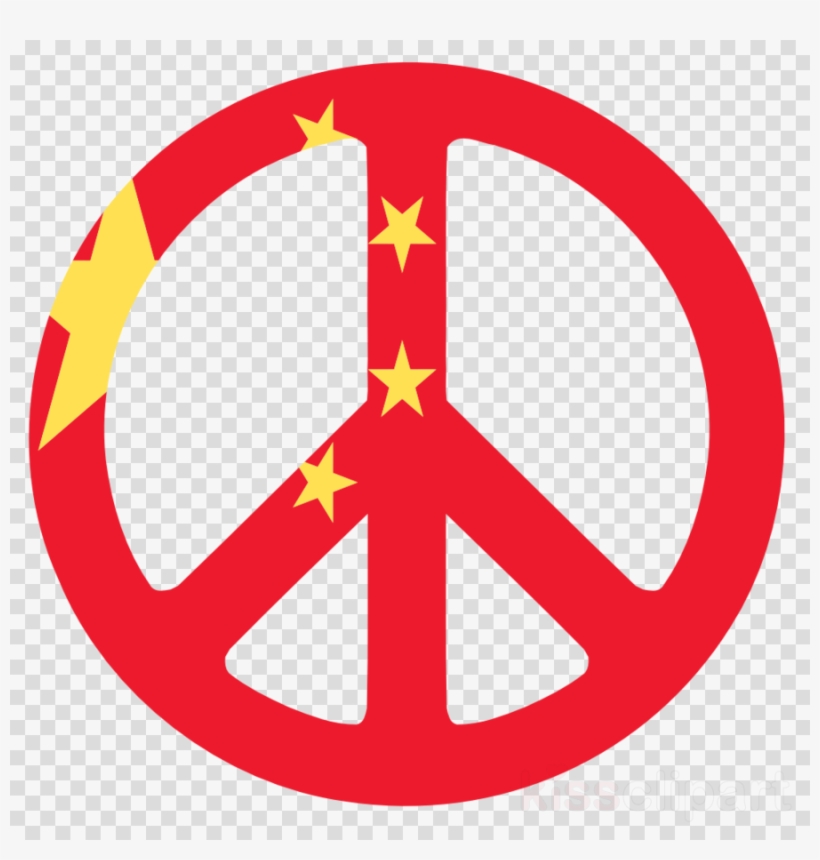 Chinese New Year Clipart Peace Symbols Chinese New - Graffiti Peace Sign, transparent png #5387524
