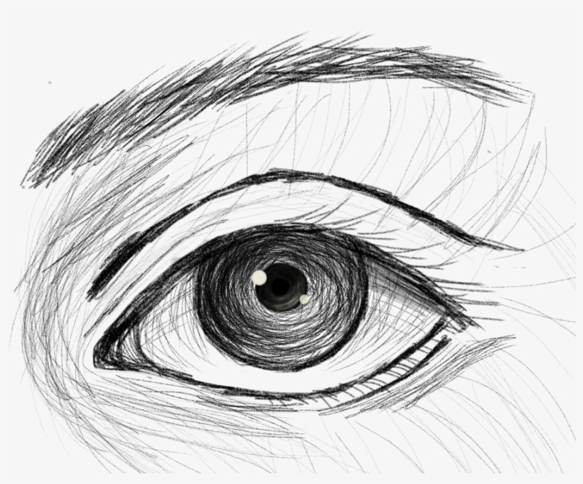 Artsy Drawing Eye Image Royalty Free Library - Drawing, transparent png #5387993