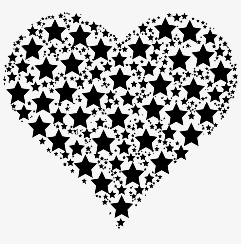 Star Drawing Computer Icons - Drawing Hearts And Stars, transparent png #5388000