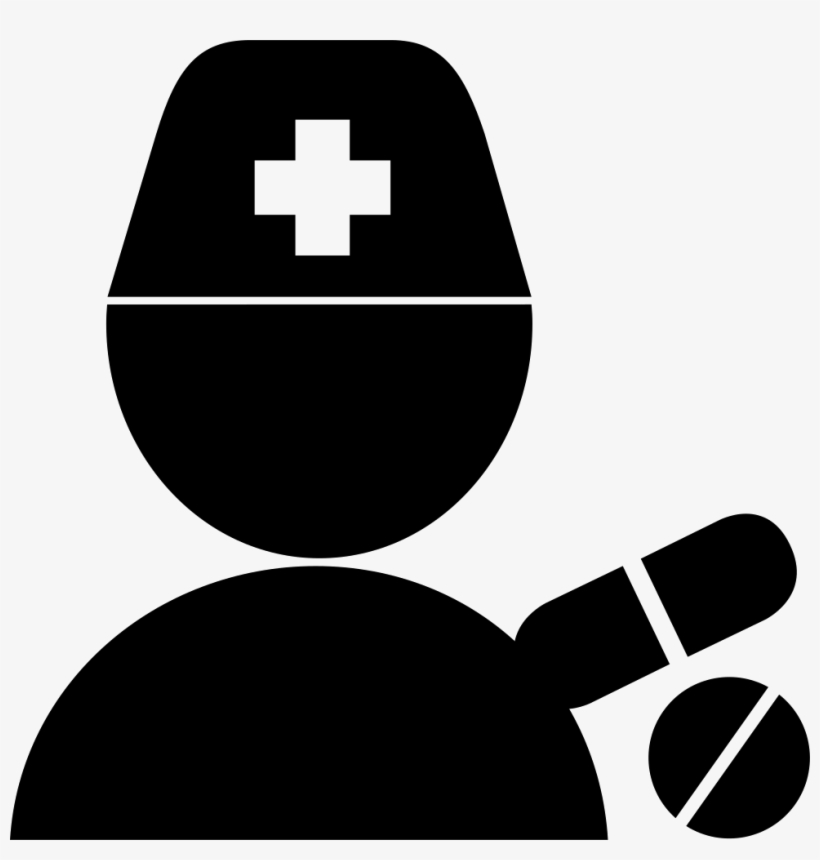 Pharmacist Drawing Icon Picture Royalty Free Download - White Pharmacist Icon, transparent png #5388068