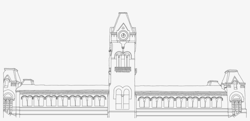 Chennai Central Line Drawing - House, transparent png #5388545