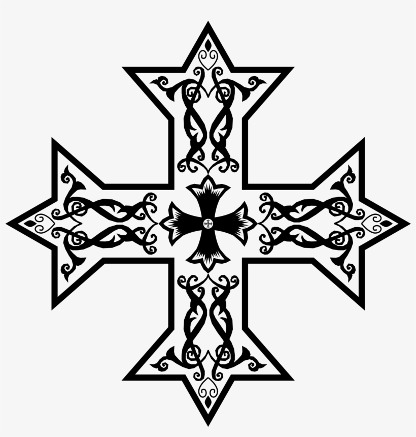 Open - Coptic Cross Tattoo Designs, transparent png #5388843