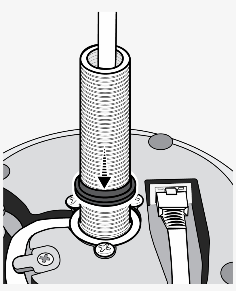Slide One Of The Rubber Washers To The Base Of The - Rubber Washer, transparent png #5389033
