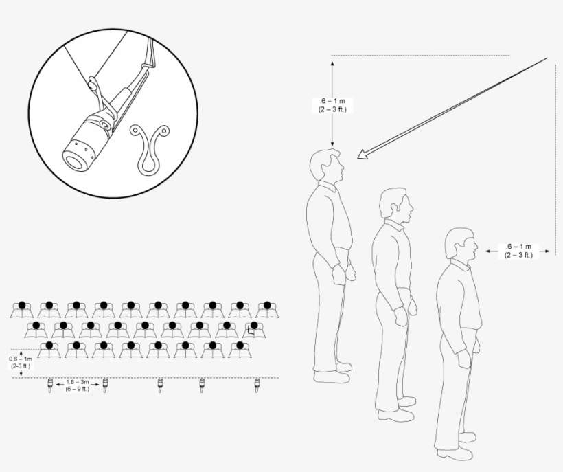 Microphone Placement - Diagram, transparent png #5389137