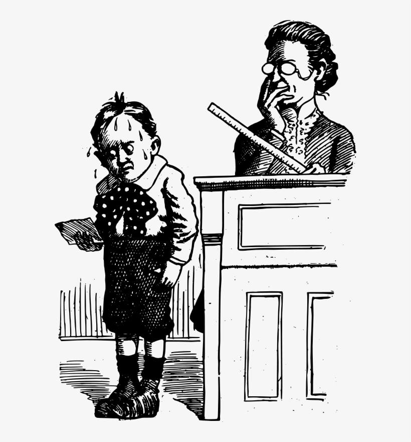 Aluno Com Medo Do Professor, transparent png #5389254