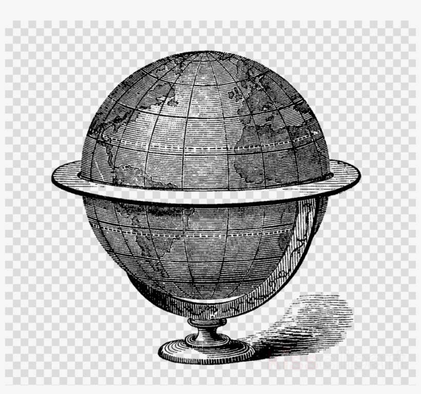 Old Globe Drawing Clipart Globe Drawing World Clip Art Free Transparent Png Download Pngkey