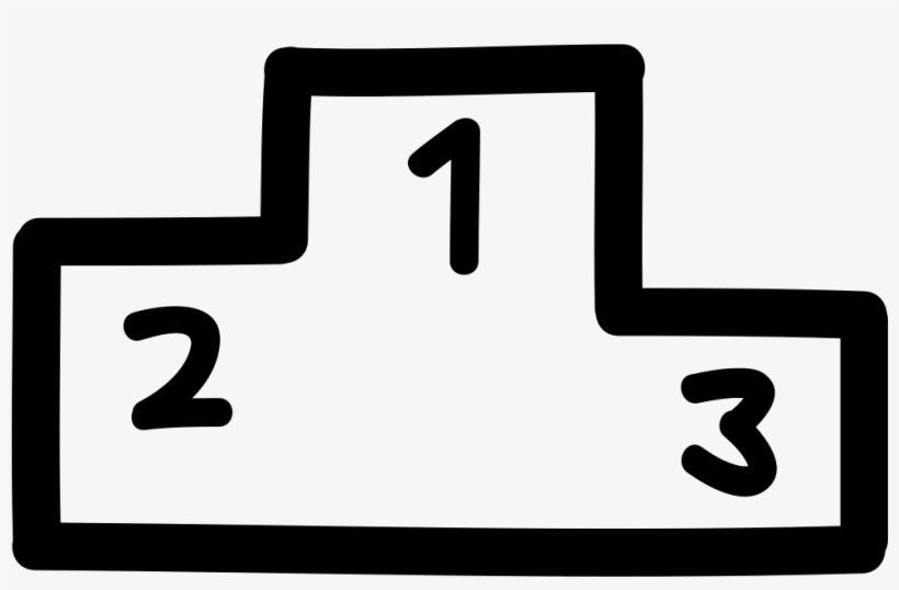 Banner Library Stock Hand Drawn Outline Png Icon Free - Podium Dibujo, transparent png #5390290