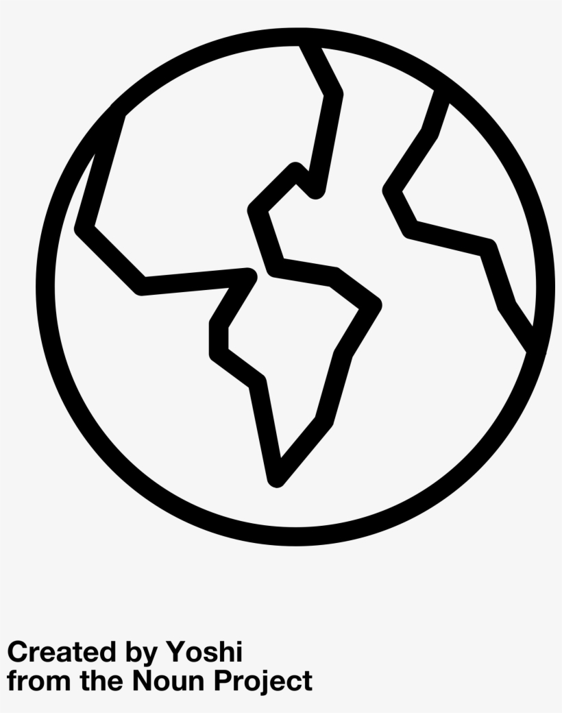 Earth Outline Png - Globe Outline Png, transparent png #5391651