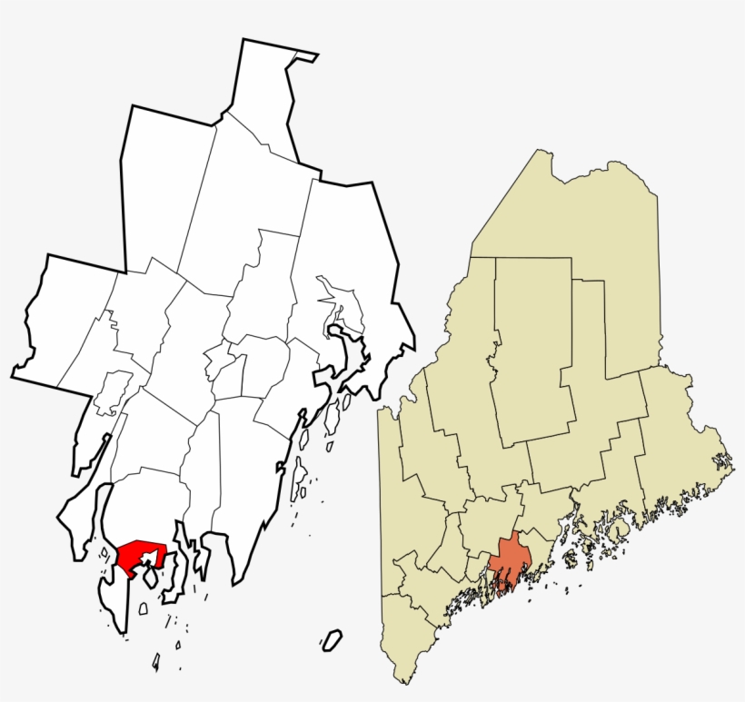 Map Of Maine, transparent png #5392008