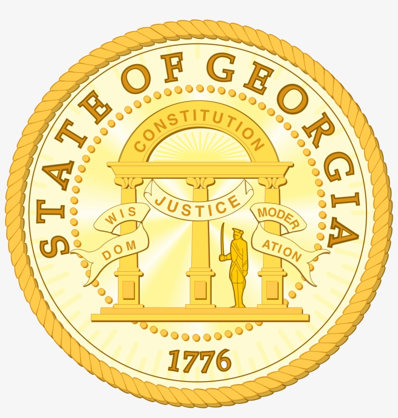 File Stateseal Svg Wikimedia - State Of Georgia Symbol, transparent png #5392241