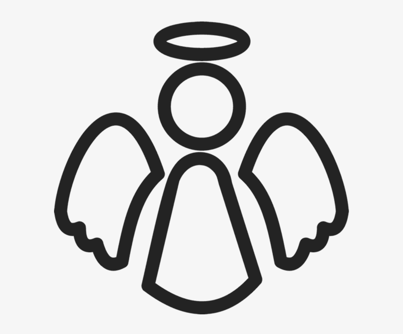 Christmas Angel Outline Png, transparent png #5392579