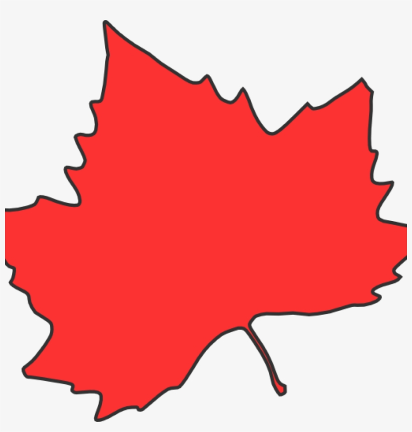 Maple Leaf Clipart Clip Art At Clker Vector Online - Red Fall Leaf Clip Art, transparent png #5392702