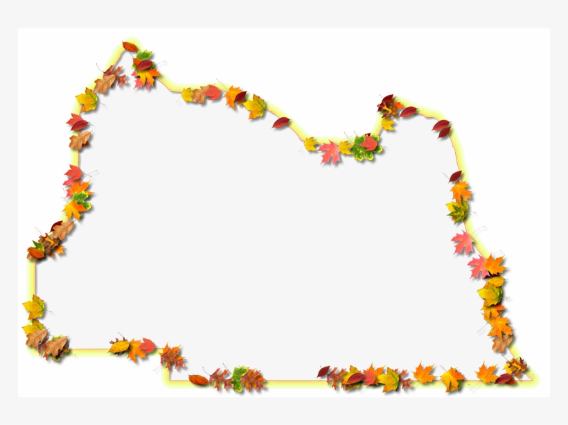 A Yellow And Orange Outline Map Of Seminole With Fall - Red, transparent png #5393037