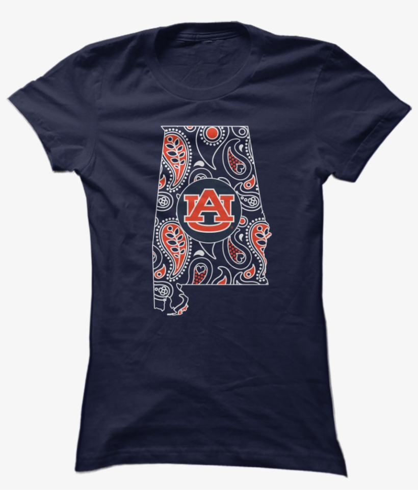 Paisley State Outline - T Shirt, transparent png #5393356