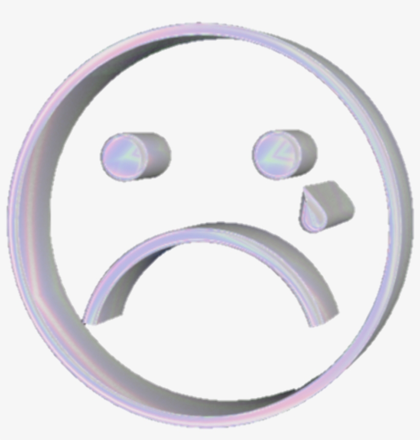 Sad Vaporwave Holographic Rainbow Silver, transparent png #5393948