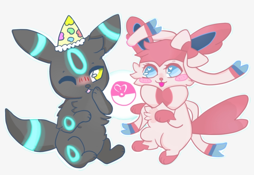 Transparent Umbreon Blushing Png Transparent Stock - Umbreon Birthday, transparent png #5394567