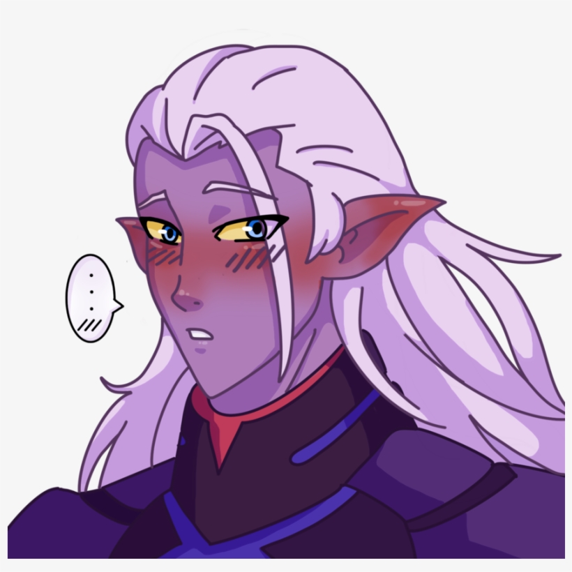 Download Blush Drawing Blushing - Voltron Blushing, transparent png #5394810