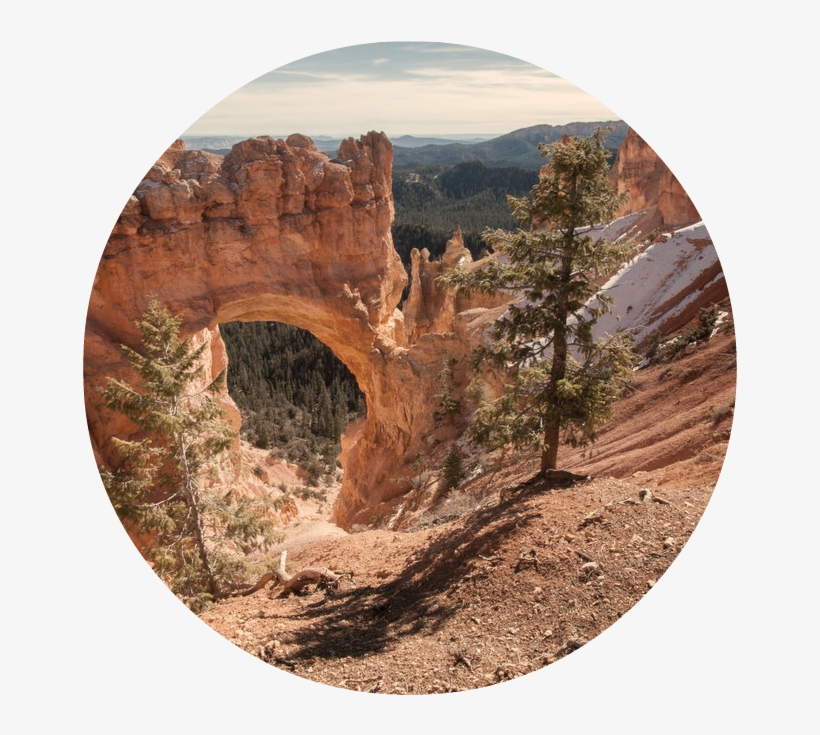 Nature Arch Canyon Dirt - Bryce Canyon, Natural Bridge, transparent png #5395375