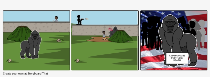 Harambe Death - Leisure, transparent png #5395972