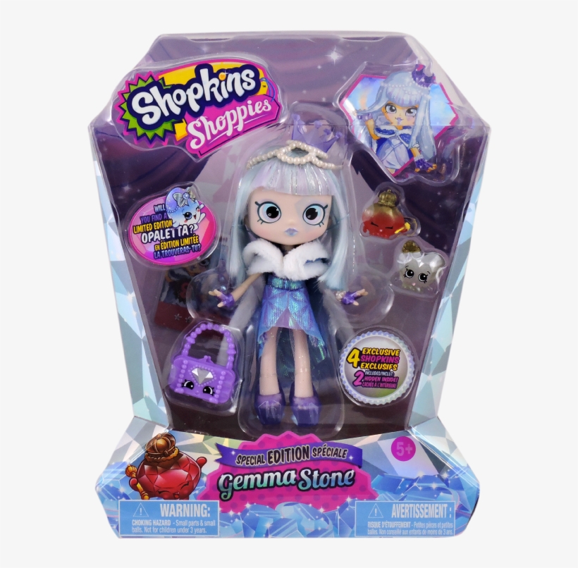 Id56349 Gemma Stone Web - Shopkins Shoppies Dolls - Polli Polish Doll, transparent png #5396092