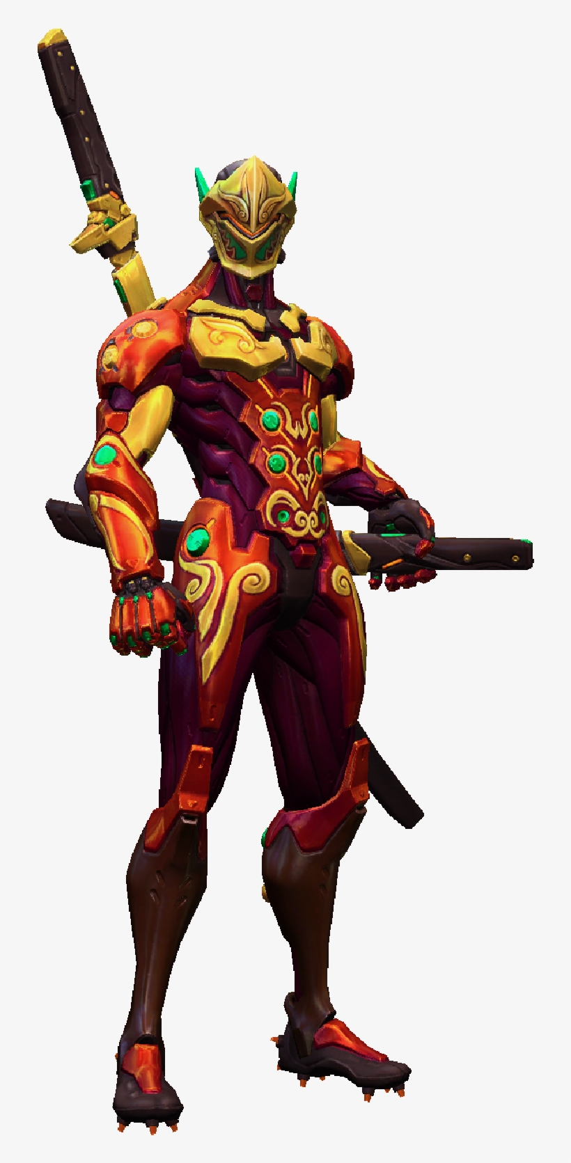 Genji Lunar Skin 1 - Genji Lunar Heroes Of The Storm, transparent png #5396691