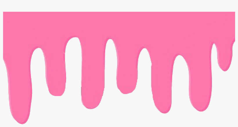 Drip Dop Paintdrip Paint Icon Overlay Pink Icon Fansign - Slime Background Cute, transparent png #5397656